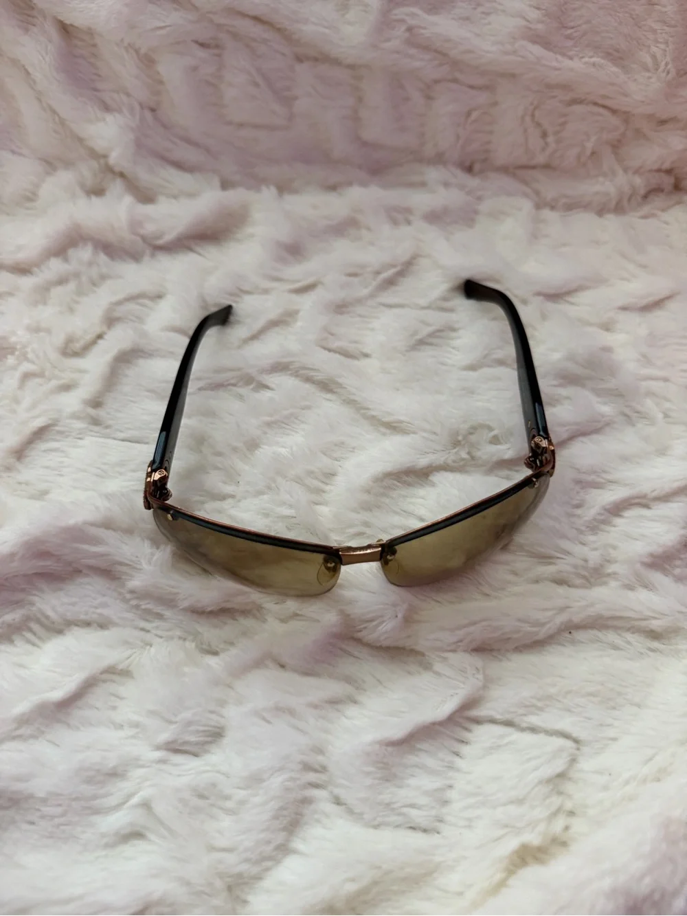 Gucci Designer Rimless Brown Gradient Women's Sunglasses